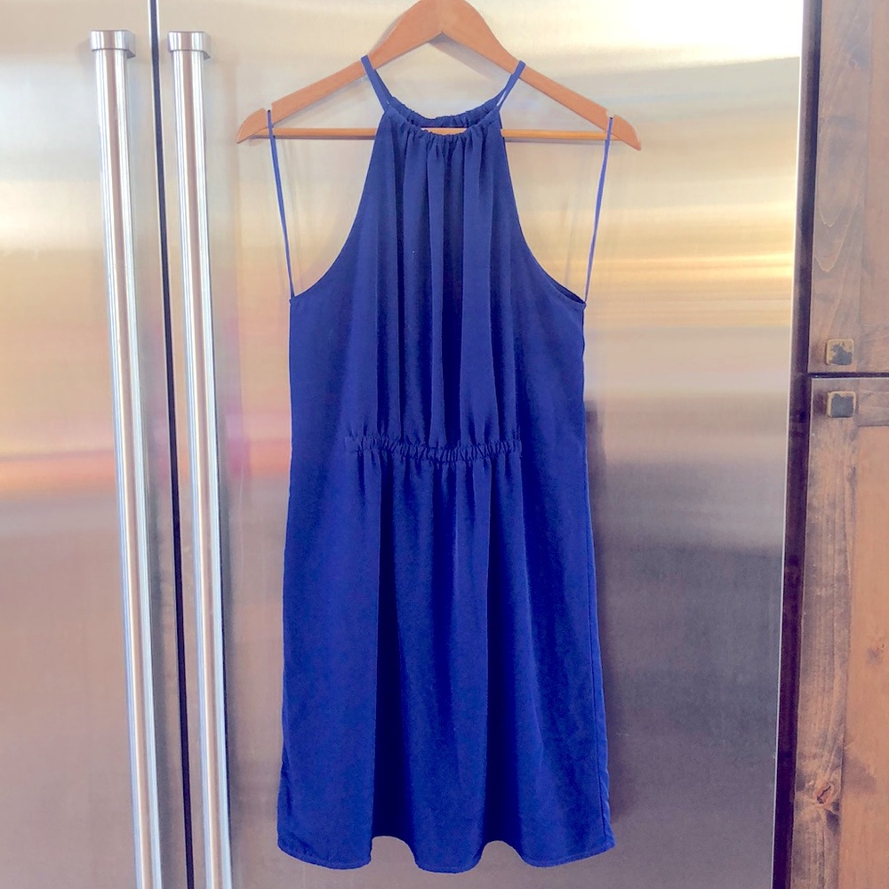 Zara cobalt blue dress
